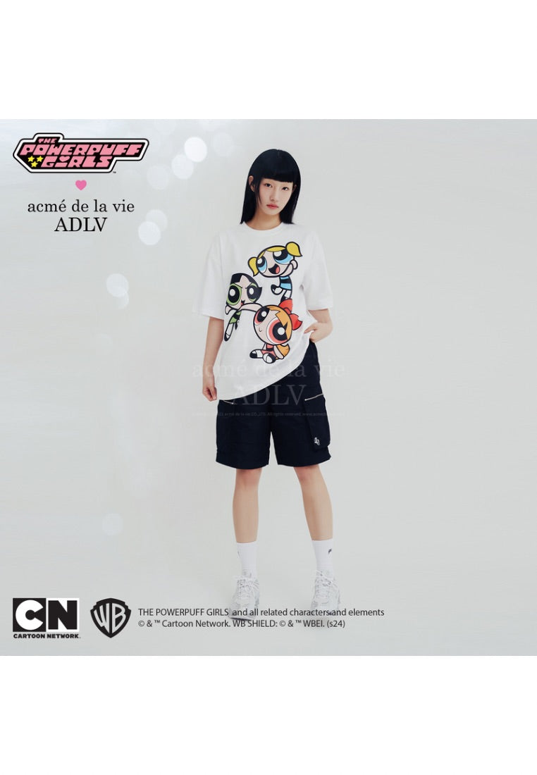 The Powerpuff Girls x Acmedelavie Big Printing Artwork T-Shirts White
