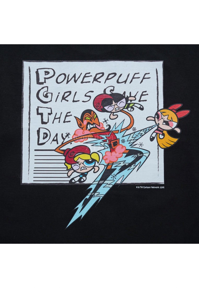 The Powerpuff Girls x Acmedelavie Save The Day T-Shirts Black