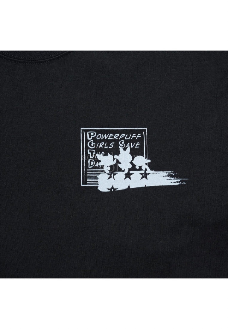 The Powerpuff Girls x Acmedelavie Save The Day T-Shirts Black