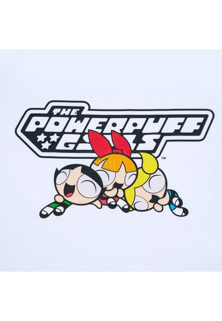 The Powerpuff Girls x Acmedelavie Logo T-Shirts White