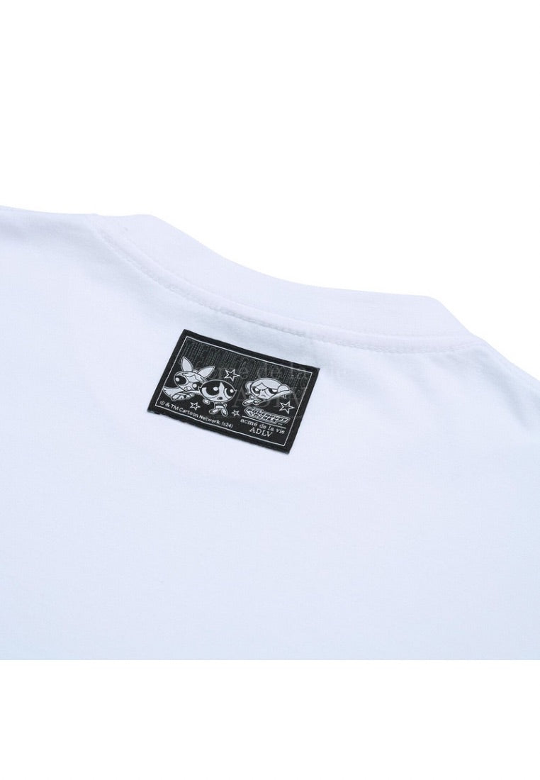 The Powerpuff Girls x Acmedelavie Logo T-Shirts White