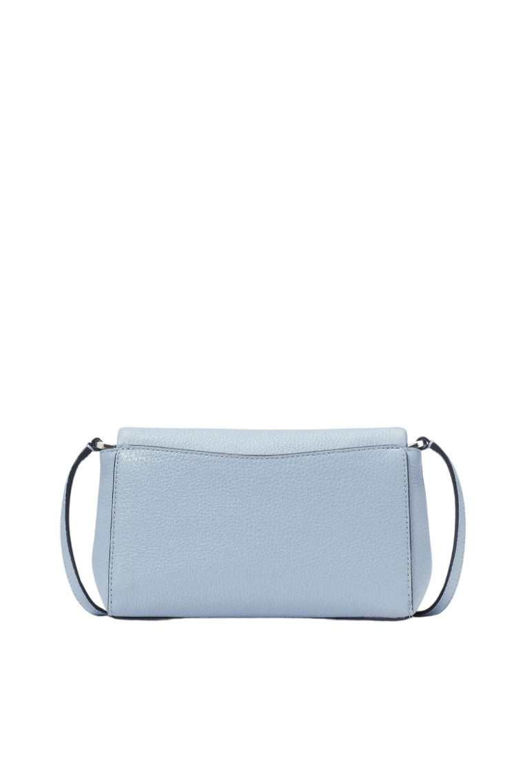 Leila Mini Zip Crossbody Muted Blue