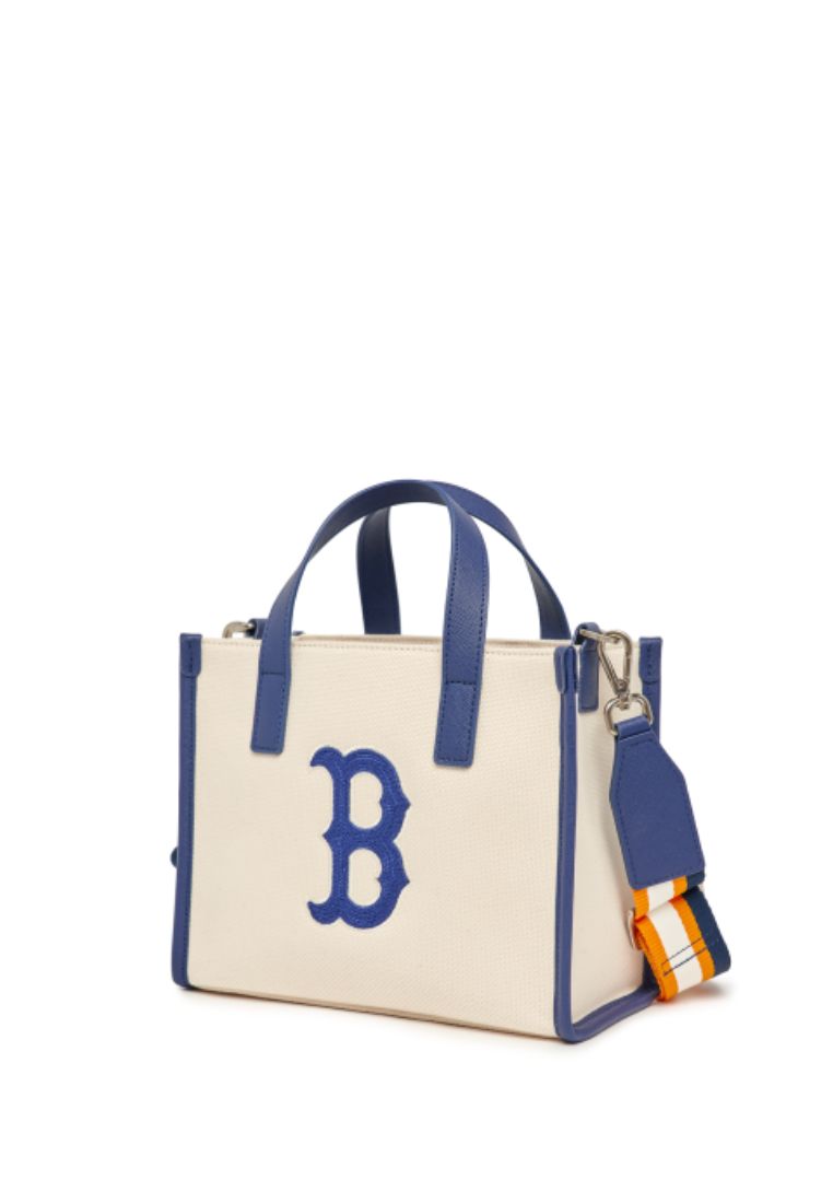 Basic Big Logo Canvas S-Tote Bag Boston Red Sox Cream