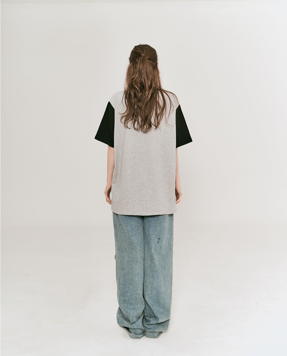 Sleeve Coloration T-Shirt F Ria