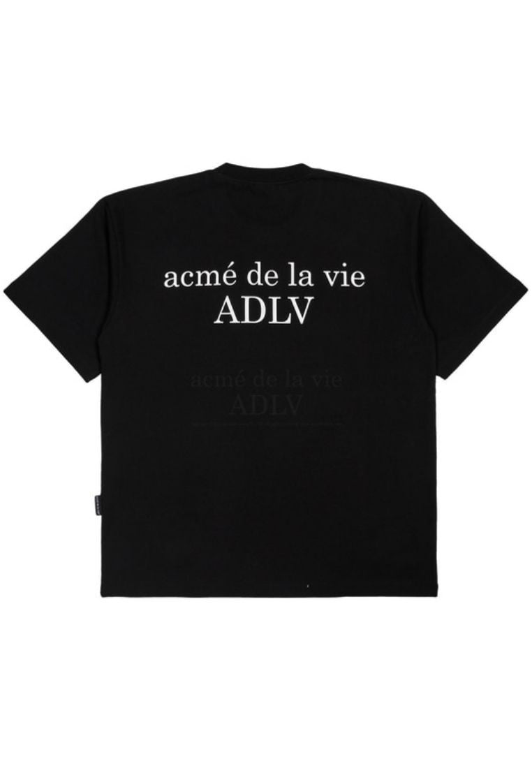 Baby Face Telephone Girl Short Sleeve T-Shirt R Black