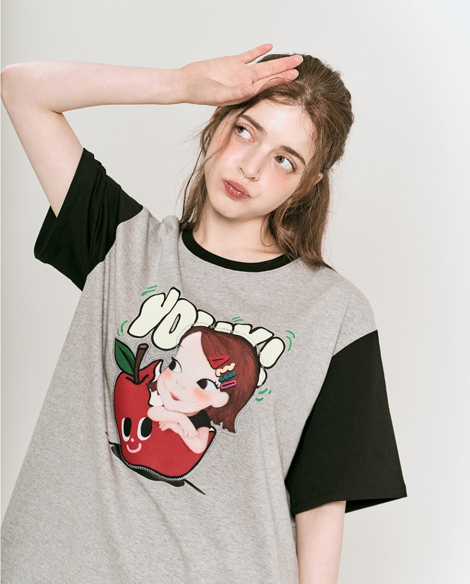Sleeve Coloration T-Shirt F Ria