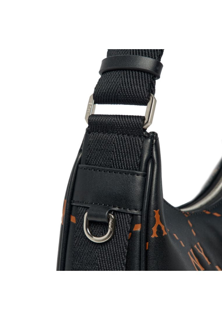 Dia MONOGRAM PU Embo L-Hobo Bag NEW YORK YANKEES black