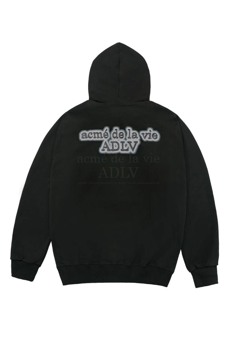 Retro Rabbit Hoodie Black