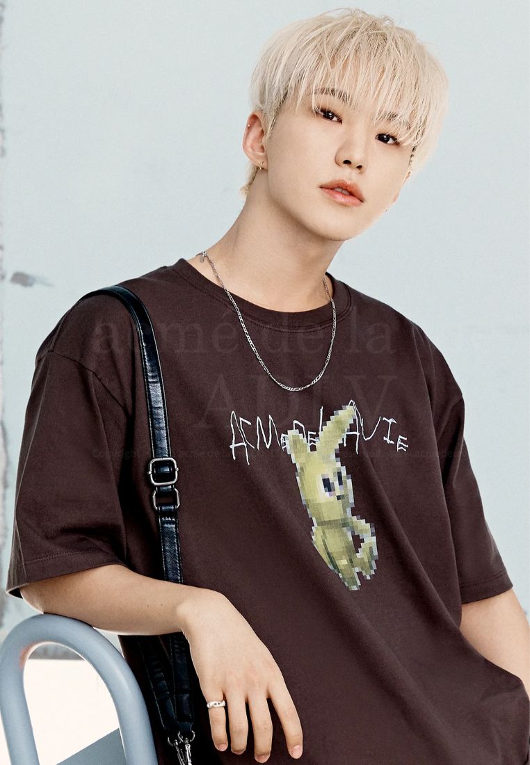 Retro Rabbit Short Sleeve T-Shirt Brown