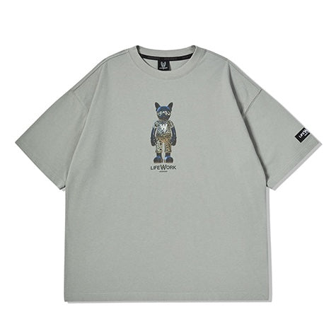 Wild Figure T-Shirt Light Grey