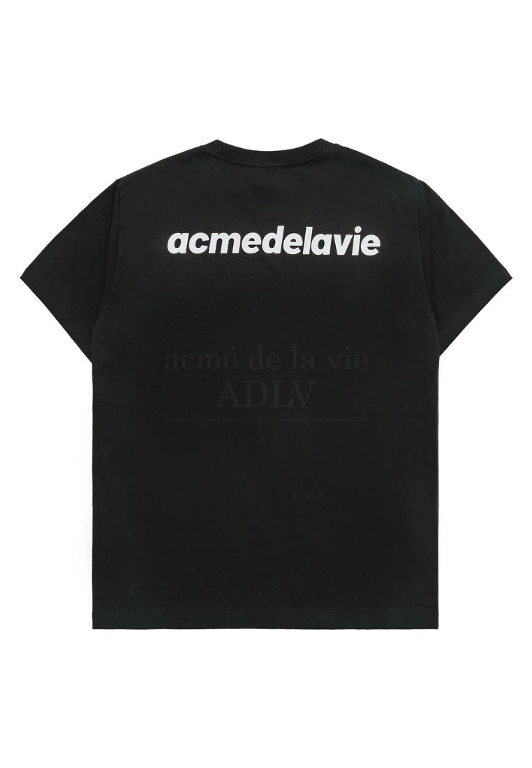 Bold Font Logo Short Sleeve T-Shirt Black