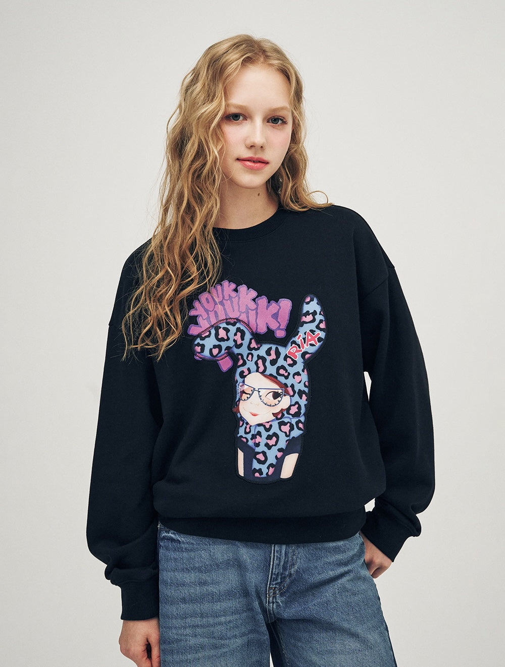 Leopard Rabbit Sweatshirt F Ria