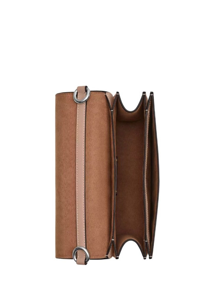 Quinn Bag In Signature Canvas Silver Sand Taupe