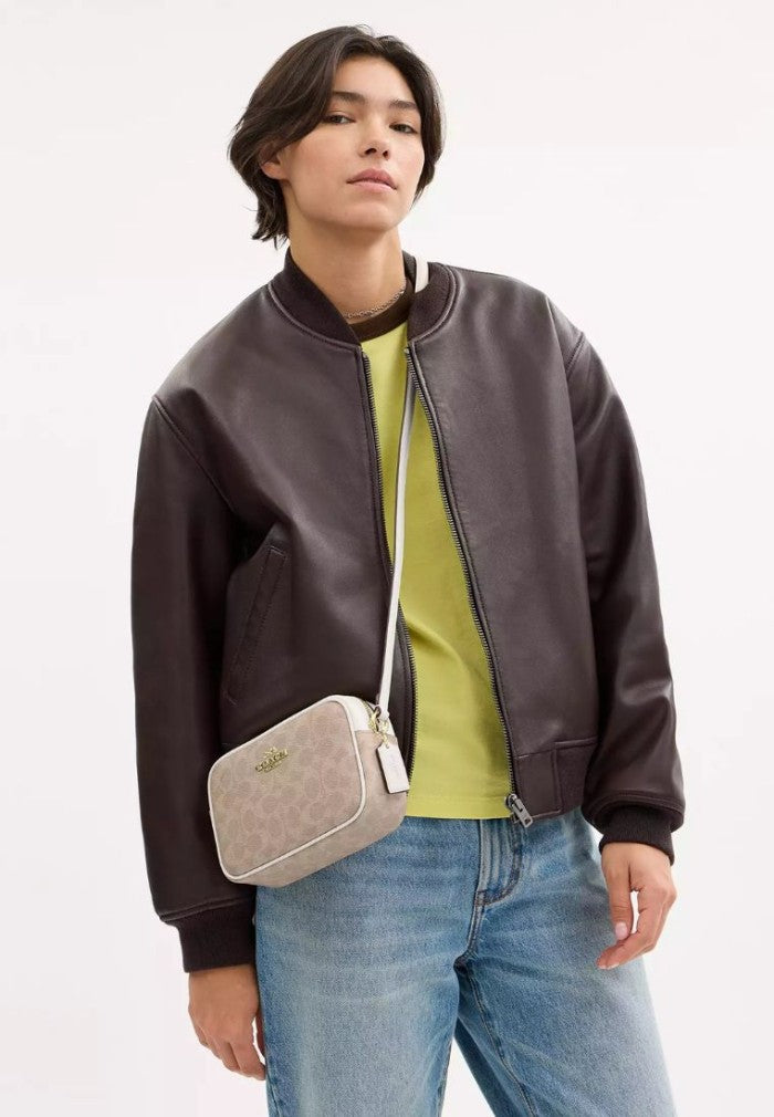 Mini Jamie Camera Bag Gold Sand Chalk