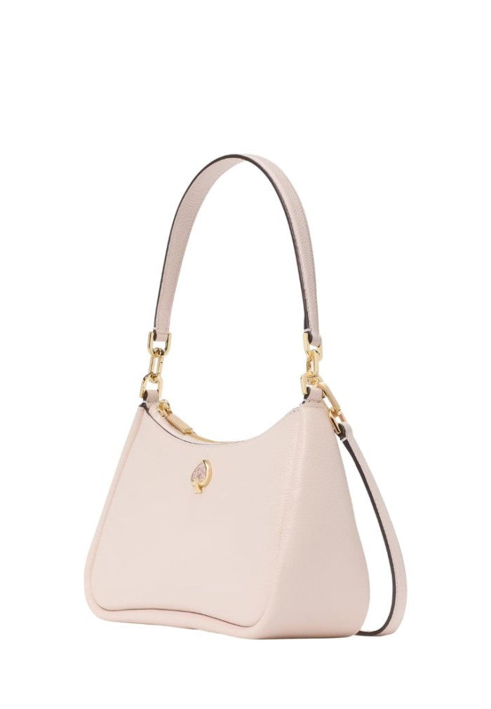 Kayla Embellished Spade Convertible Shoulder Bag Powdered Sugar