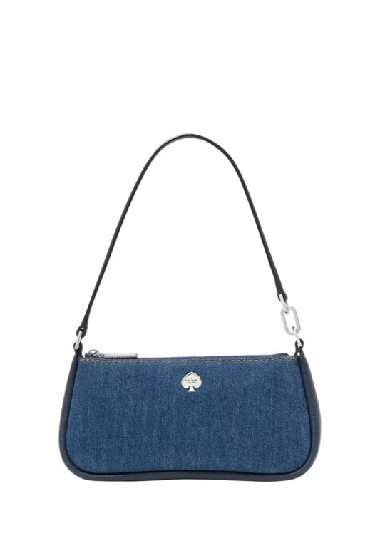Kayla Denim Convertible Wristlet Blue Multicolor