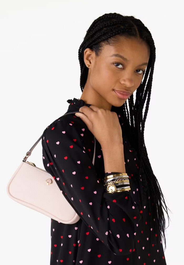 Kayla Embellished Spade Convertible Wristlet Powdered Sugar