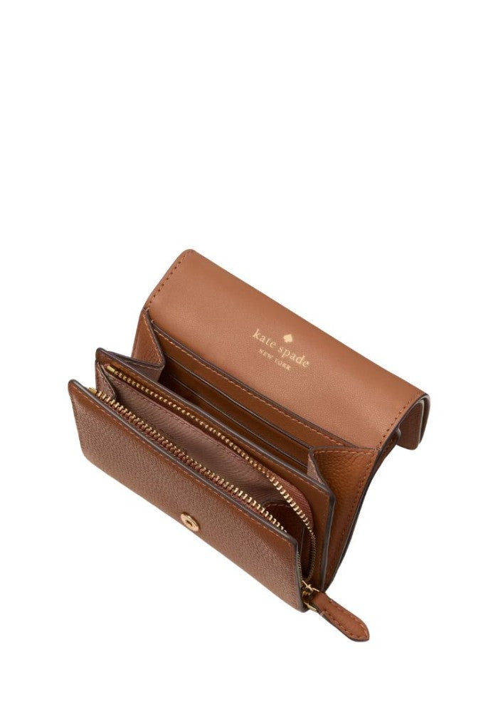 Kayla Small L-Zip Wallet Warm Gingerbread