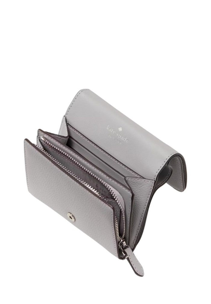 Kayla Small L-Zip Wallet Mountain Grey