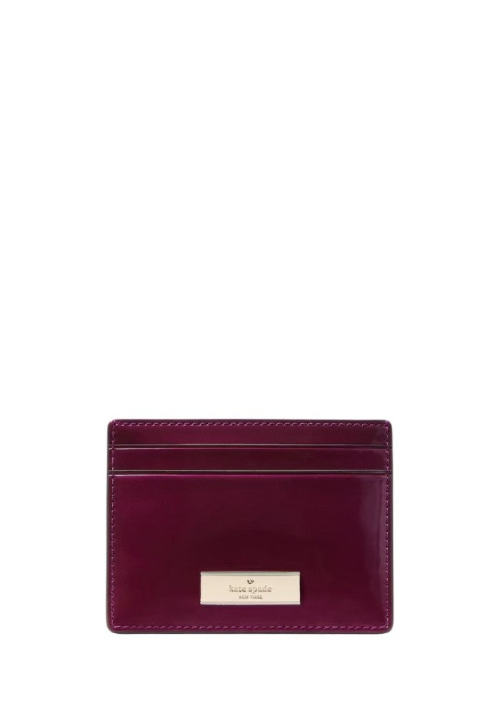 Kenzie Boxed Small Cardholder Dark Raspberry