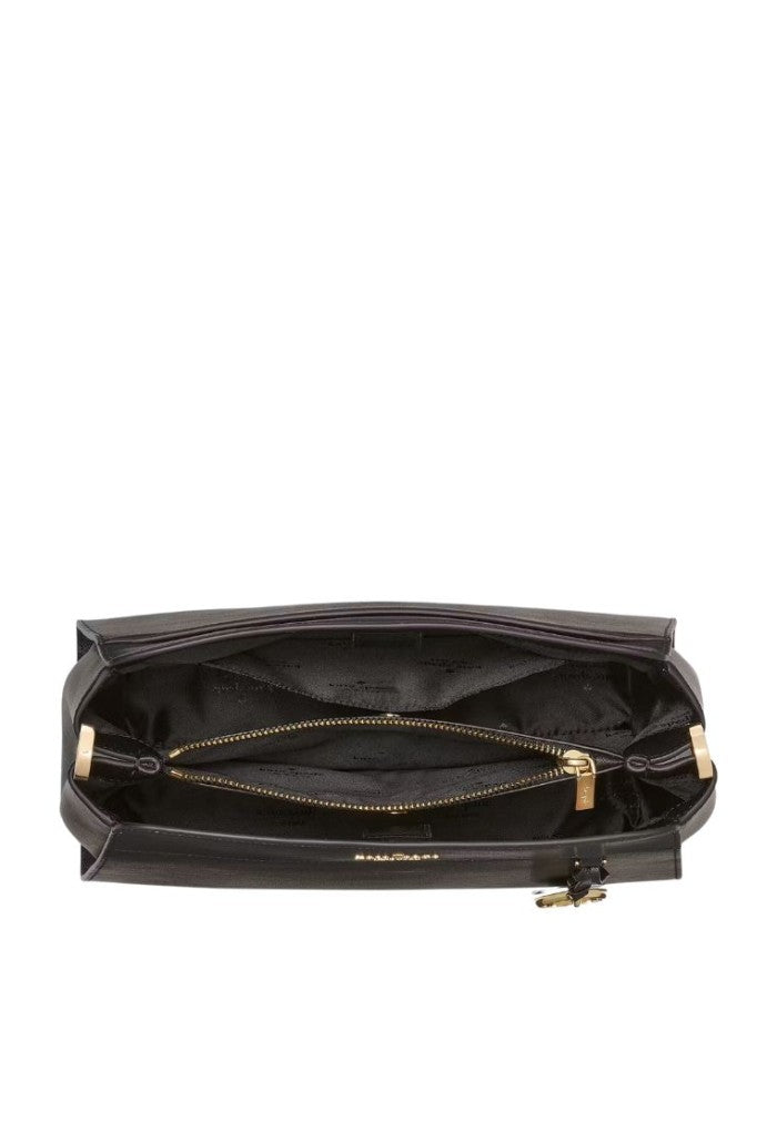 Madison Medium Top Handle Satchel Black