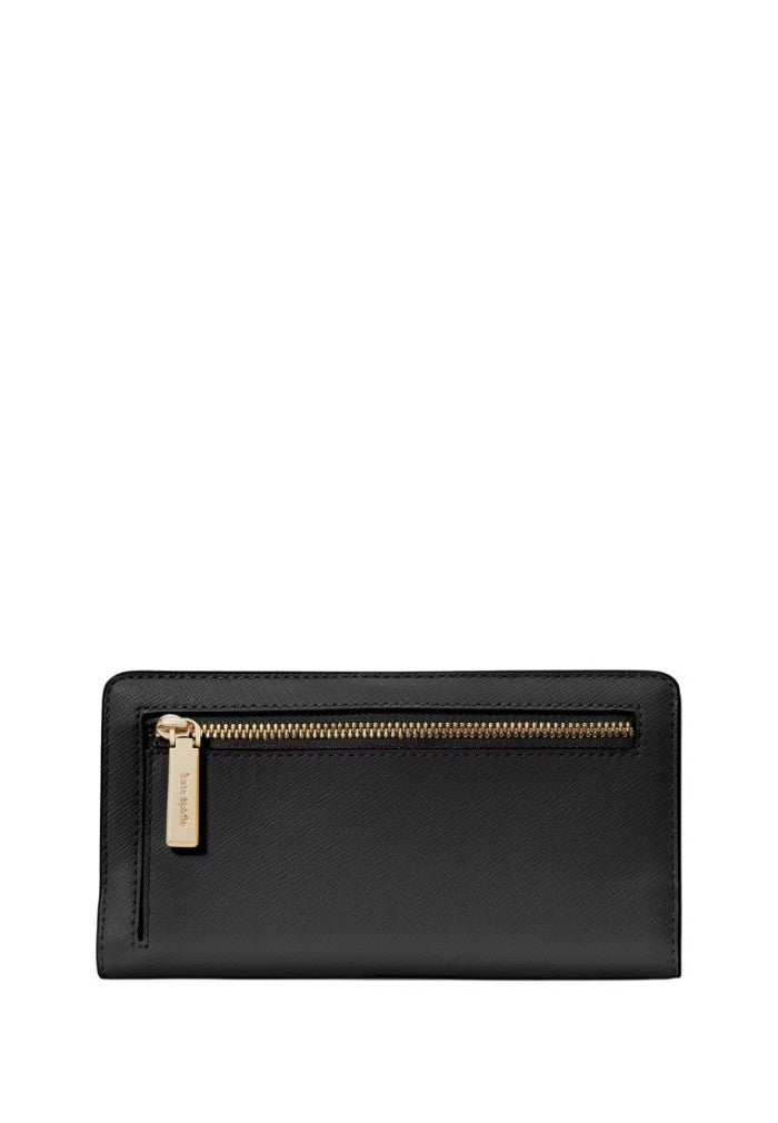 Madison Large Slim Wallet Black