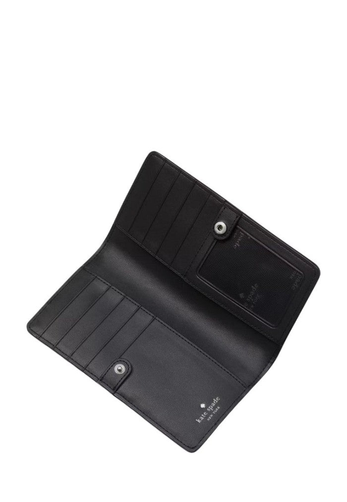Madison Large Slim Wallet Black