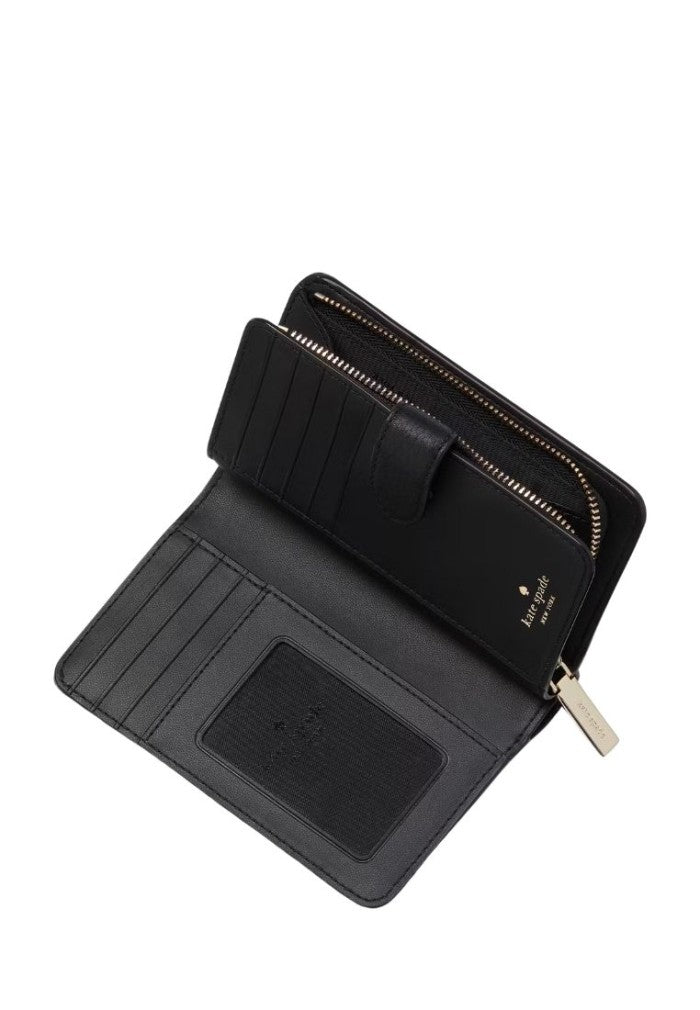 Lena Medium Bifold Wallet Black