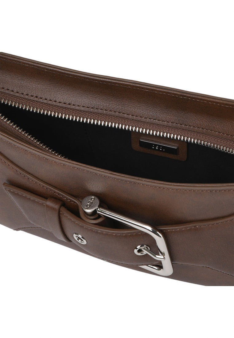 Belted Brocle - Cognac Brown