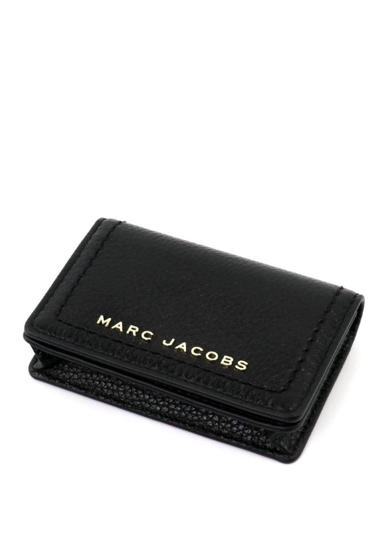 Groove Leather Business Card Case Black