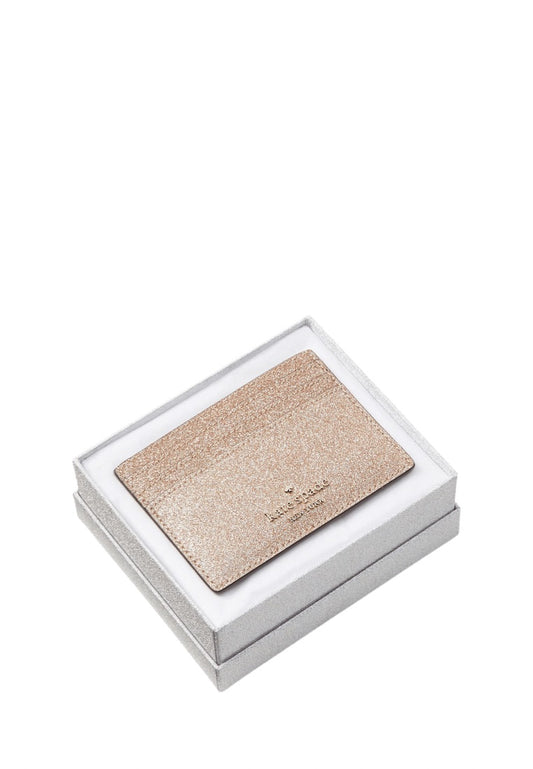 Tinsel Boxed Small Card Holder Rose Gold