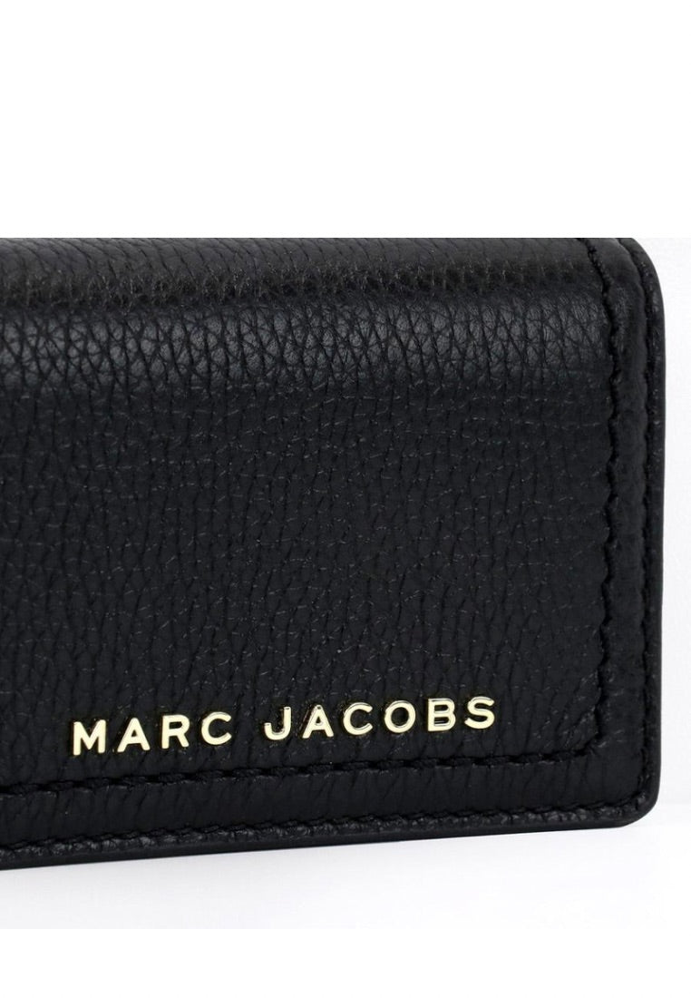 Groove Leather Business Card Case Black