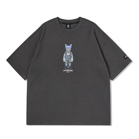 Wild Figure T-Shirt Charcoal Grey