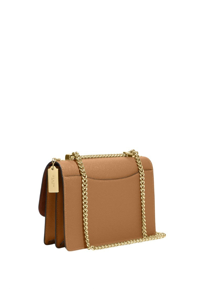Klare Crossbody Bag In Signature Canvas Lt Saddle