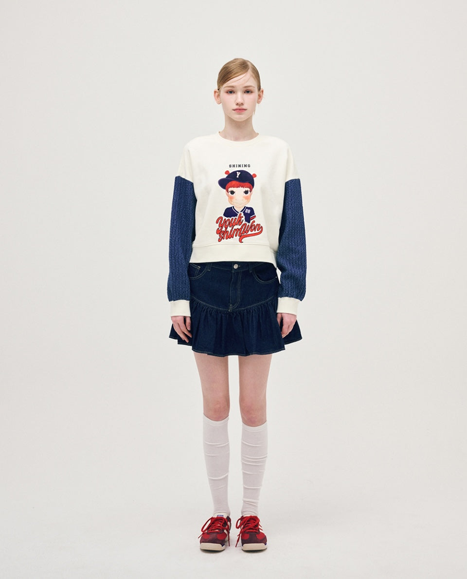 Color Point Sweatshirt F Gaeddongi