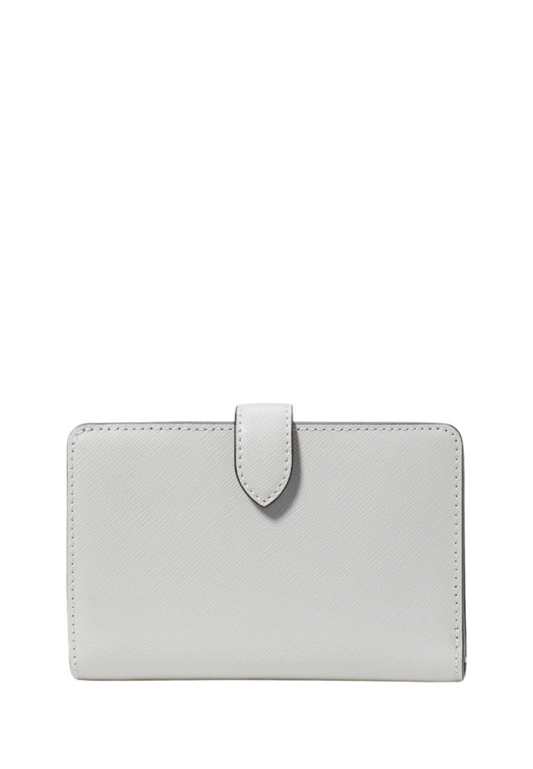 Madison Medium Compact Bifold Wallet Platinum Grey Multi