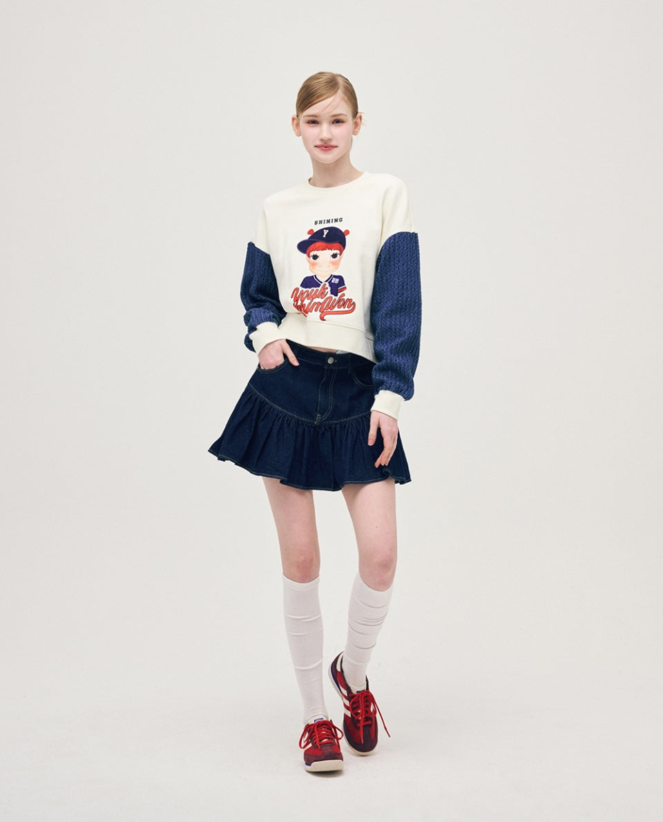 Color Point Sweatshirt F Gaeddongi