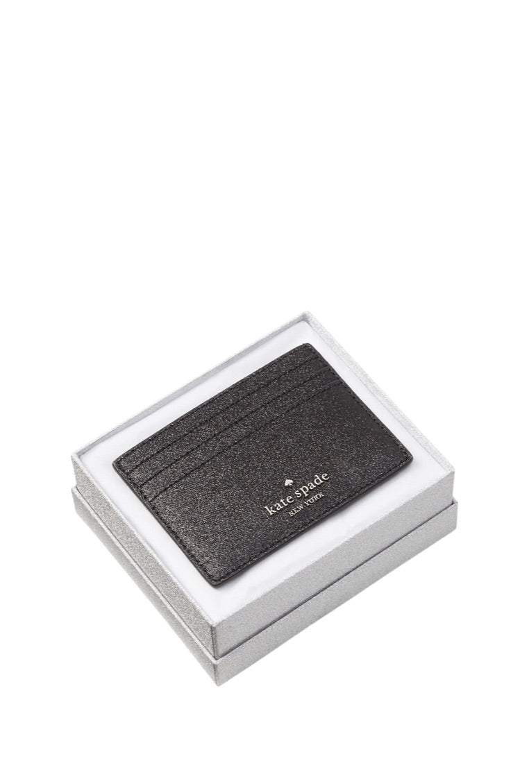 Tinsel Boxed Small Card Holder Black