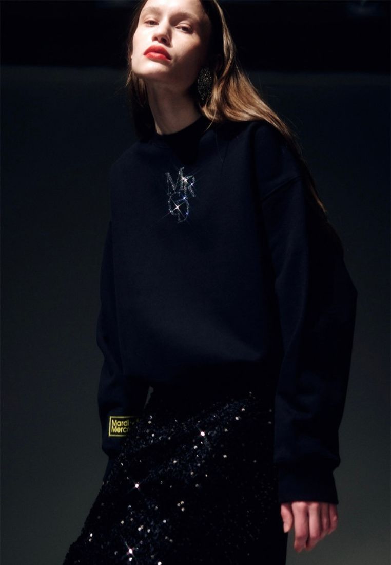 Sweatshirt Logo MRCD Black Silver