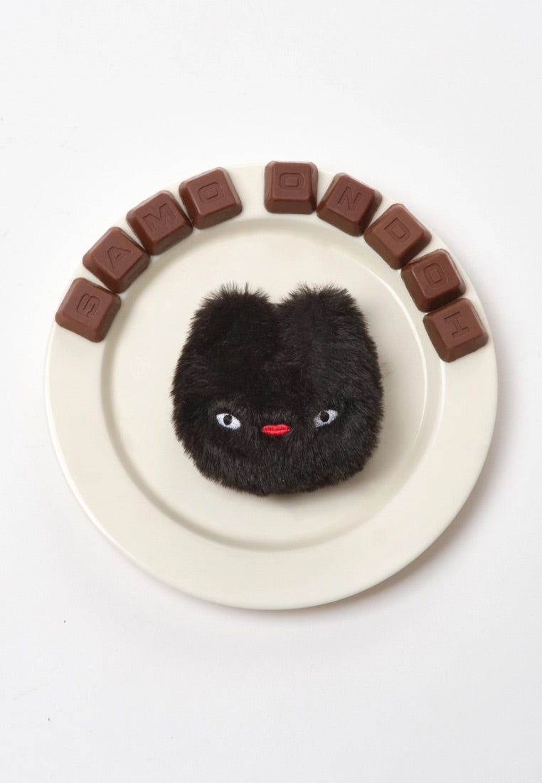 Tokiyom Keychain Eco Fur Black