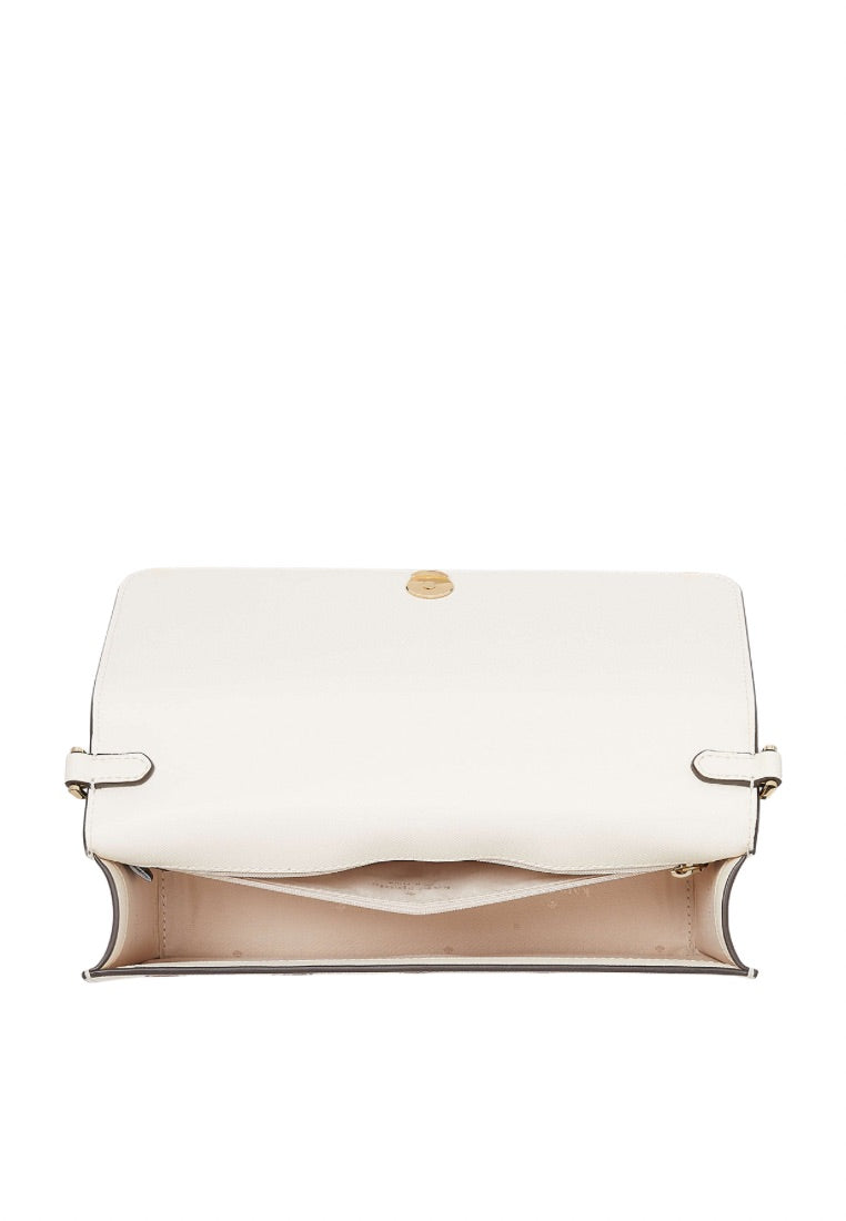 Madison Heartfelt Geo Flap Crossbody Cream Multi
