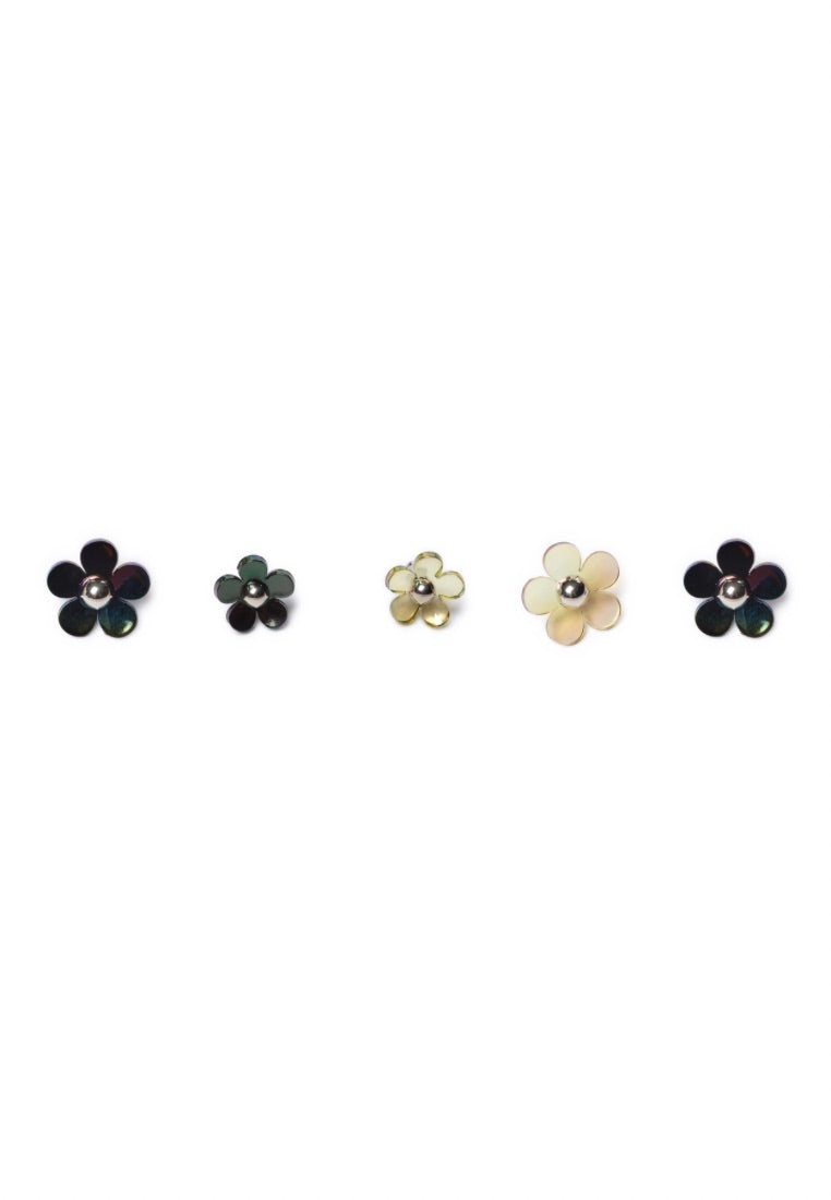 5ea Pin Daisy Set - CHIC BLACK