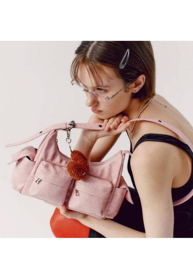 Pocket Mug Bag M Brushed Pink