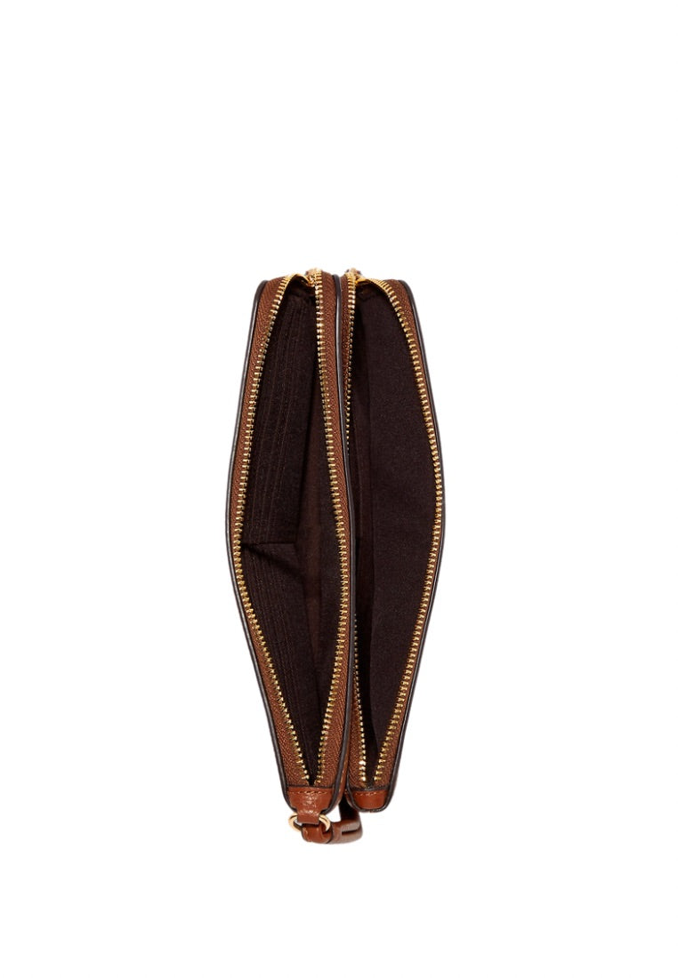 Double Zip Wallet Redwood