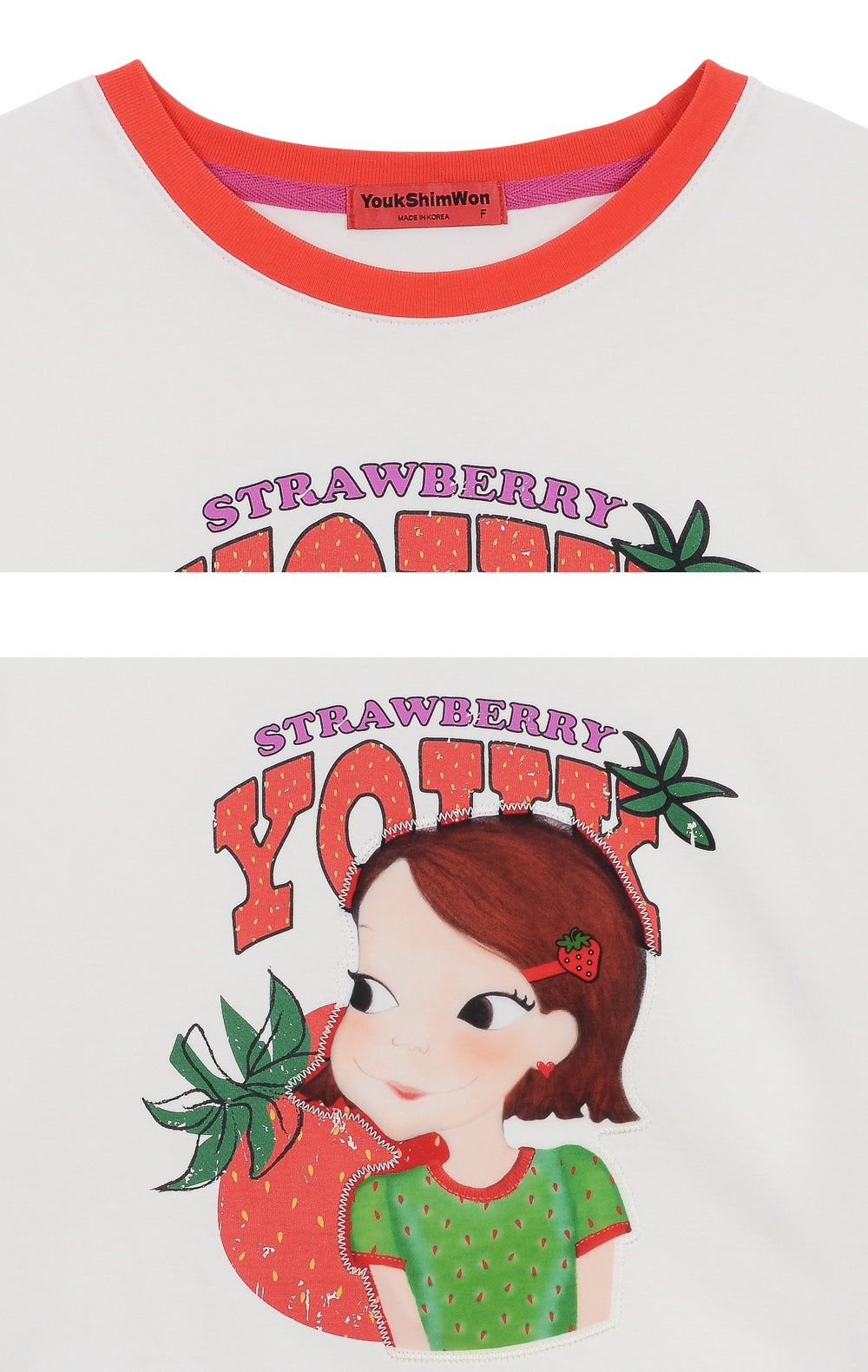 Berry Base Semi Crop T-Shirt F Ria