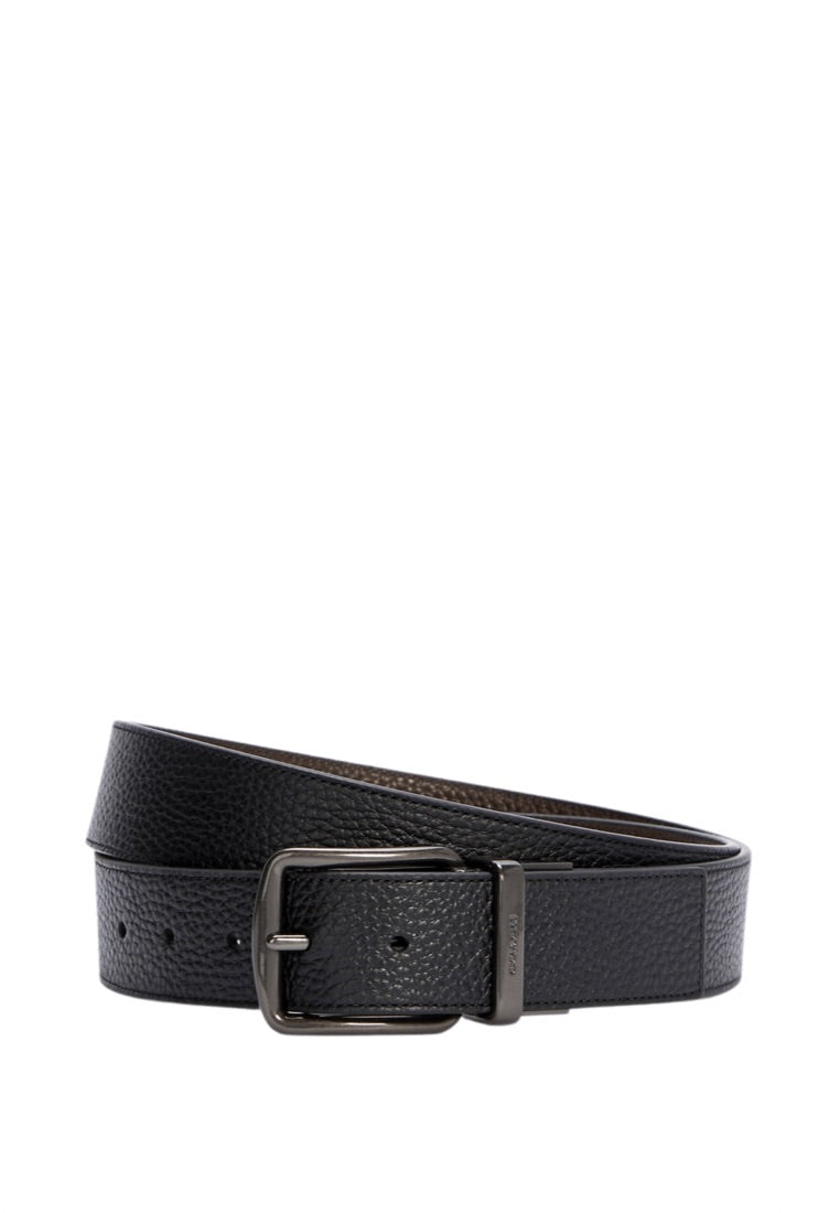 Boxed Wide Mix Harness Belt Dark Brown