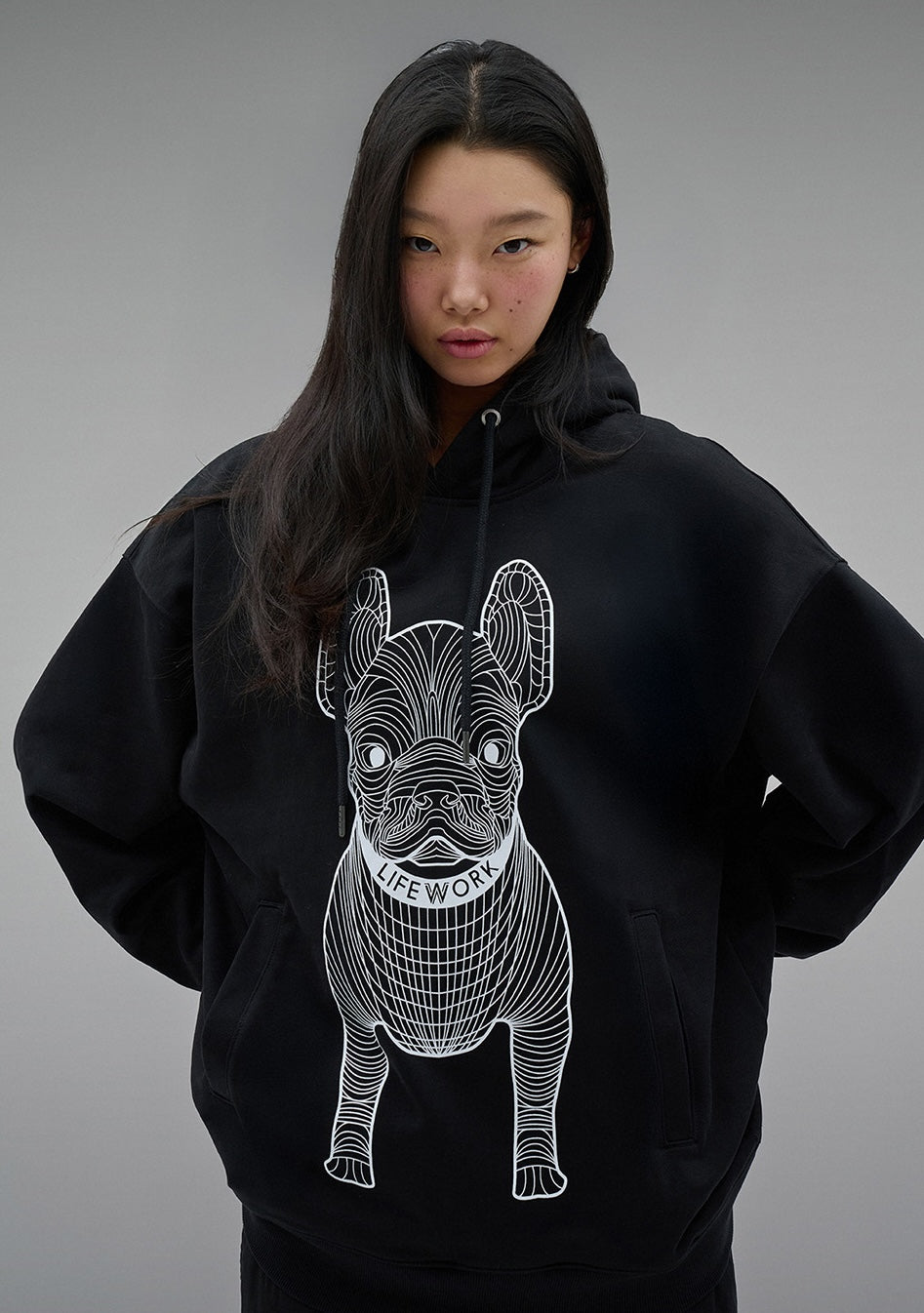 Big Radog Hoodie Jet Black
