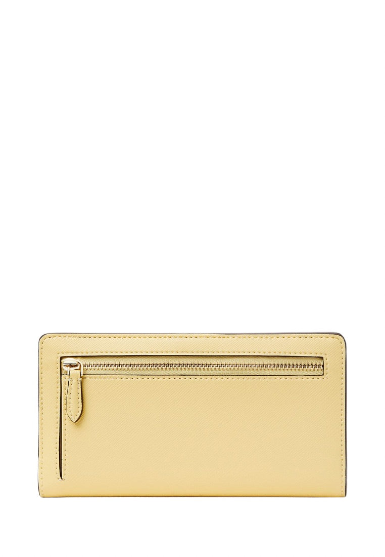 Dana Large Slim Bifold Wallet Butter