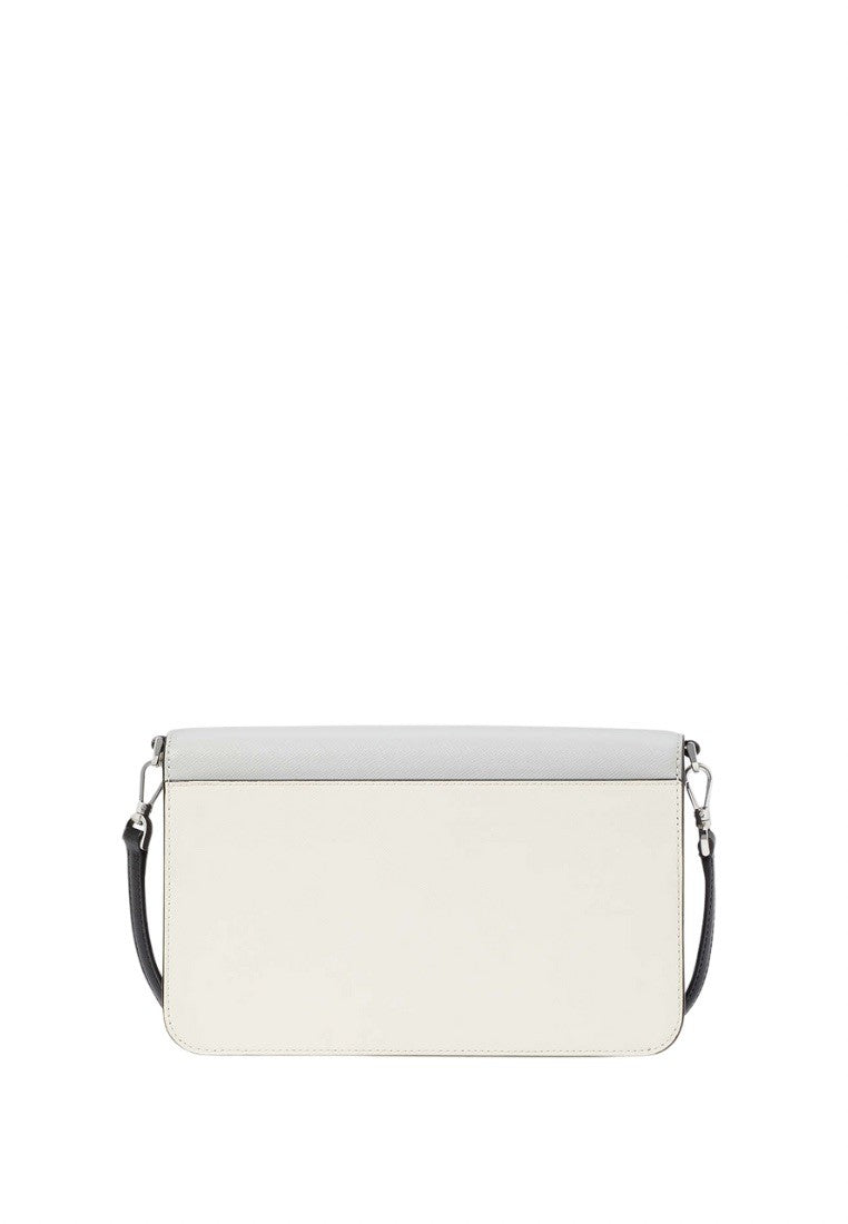 Madison Flap Convertible Crossbody Platinum Grey Multi
