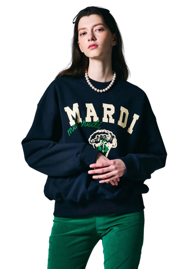 Sweatshirt Broccoli Navy